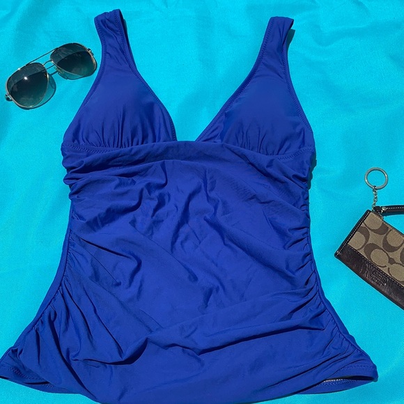 J Crew 🆕 size S L ruched tankini swimwear b6767 - Picture 1 of 6